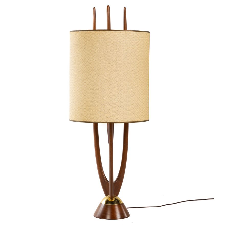 Modeline Mid Century Teak Atomic Lamp