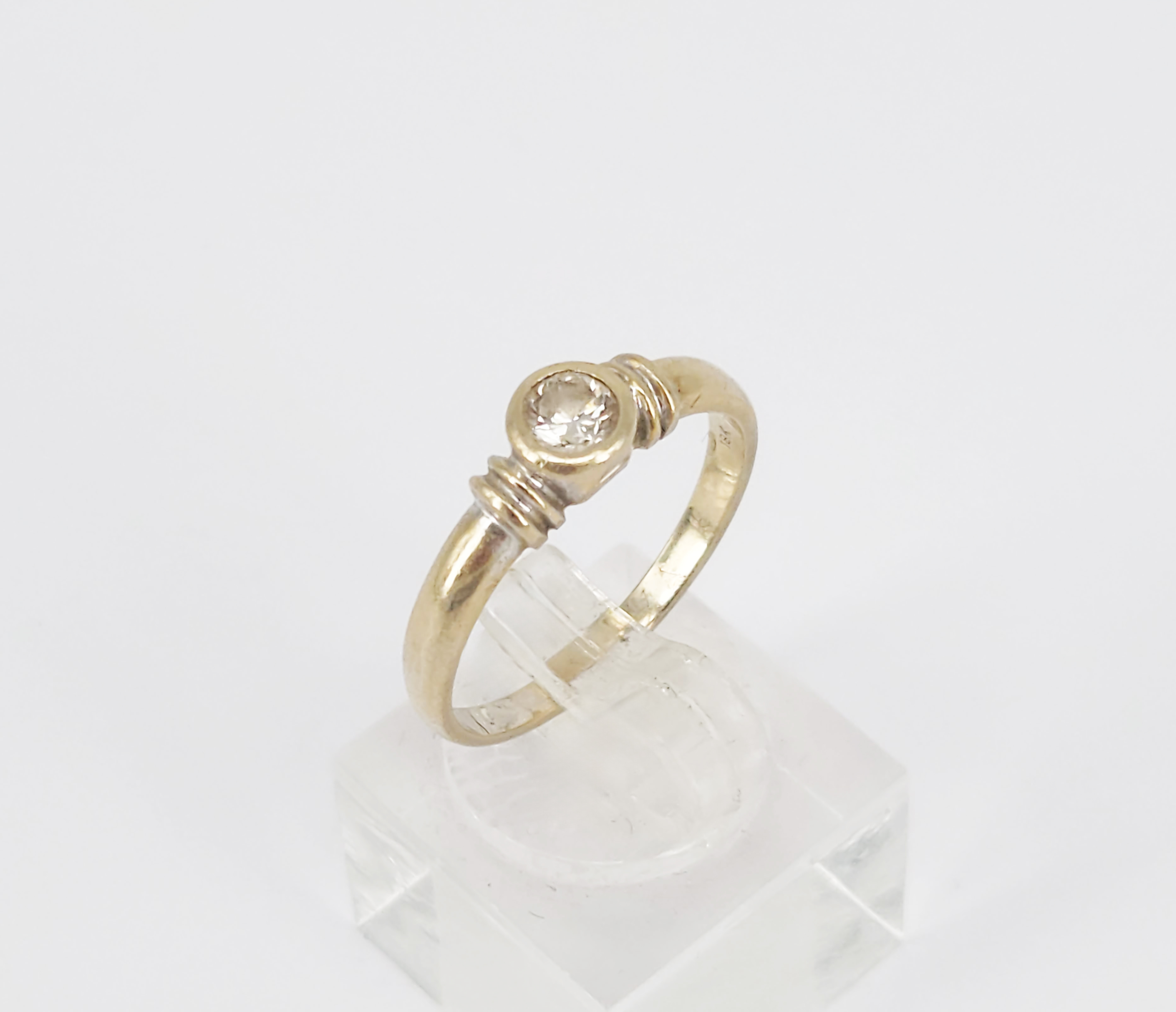 A Diamond And Gold Ring