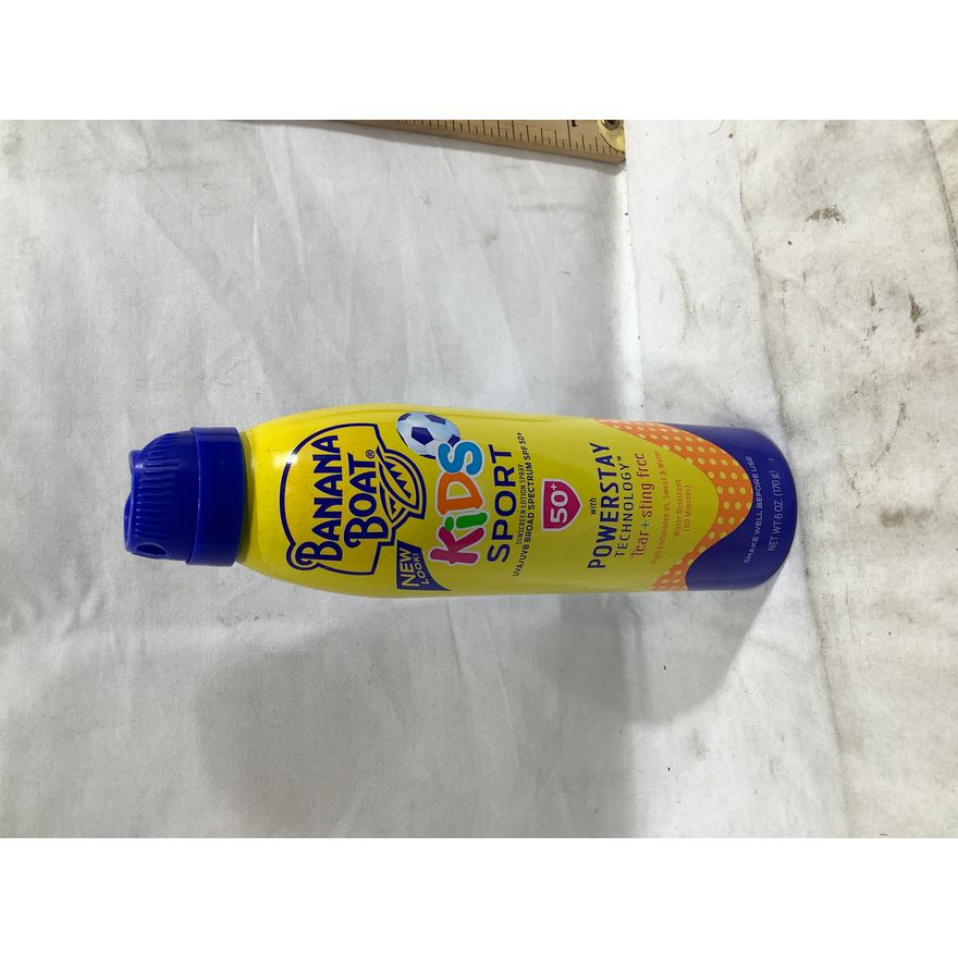 Banana Boat Kids Sport Sunscreen Spray Lotion, SPF 50+, 6oz