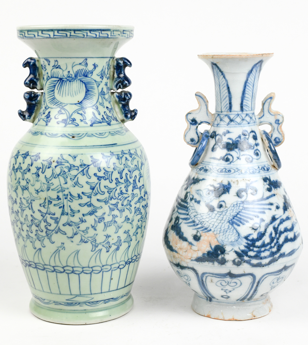 Chinese Blue-and-White Porcelain Vases
