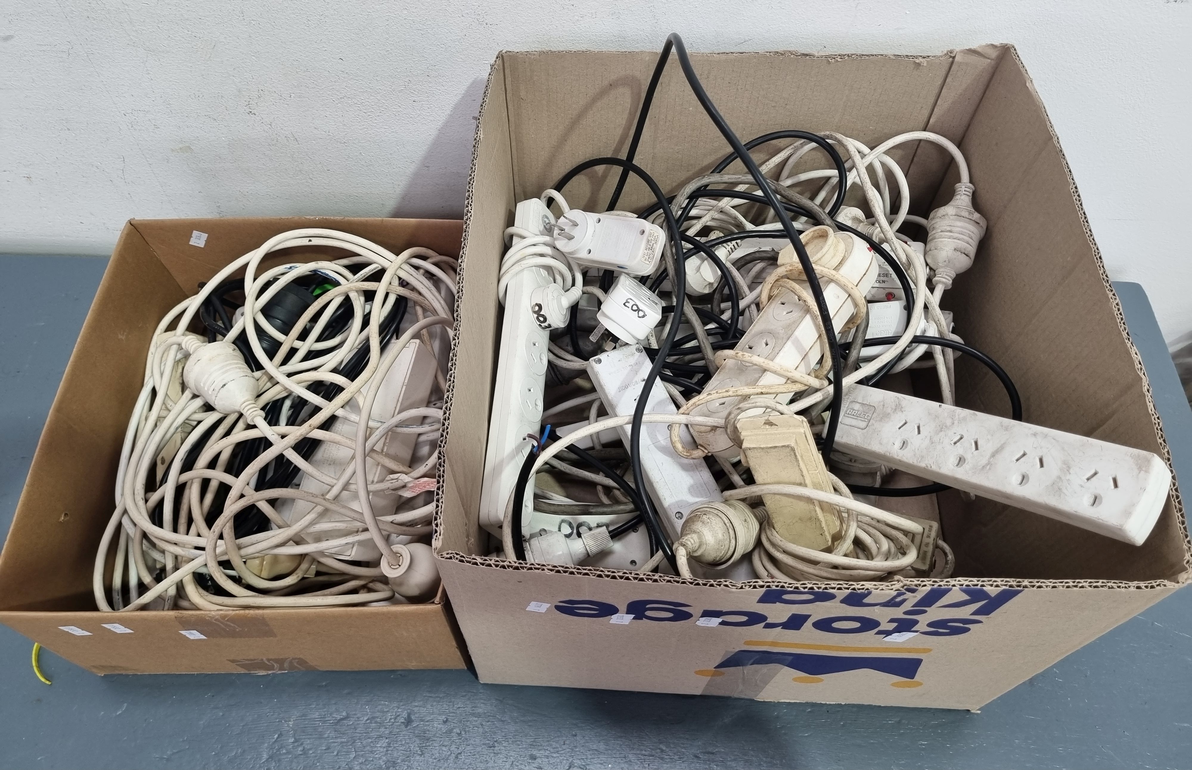 A Box Of Extension Cords