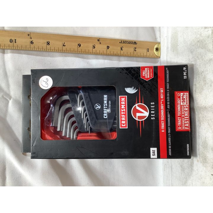 Craftsman V Series 13pc Standard X-Tract Technology L-Key Set