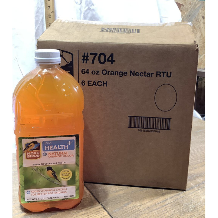 (Buying 6) 64 Oz More Birds Natural Orange Oriole Nectar BB: 01/25