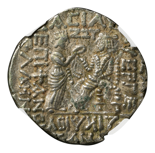パルティア王国 ヴァルダネス2世 (c.AD55-58) テトラドラクマ銀貨