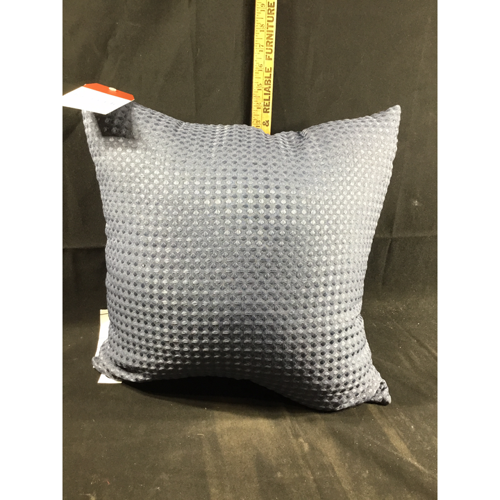 Hearth Overstuffed Pillow 18"x18"(Navy)