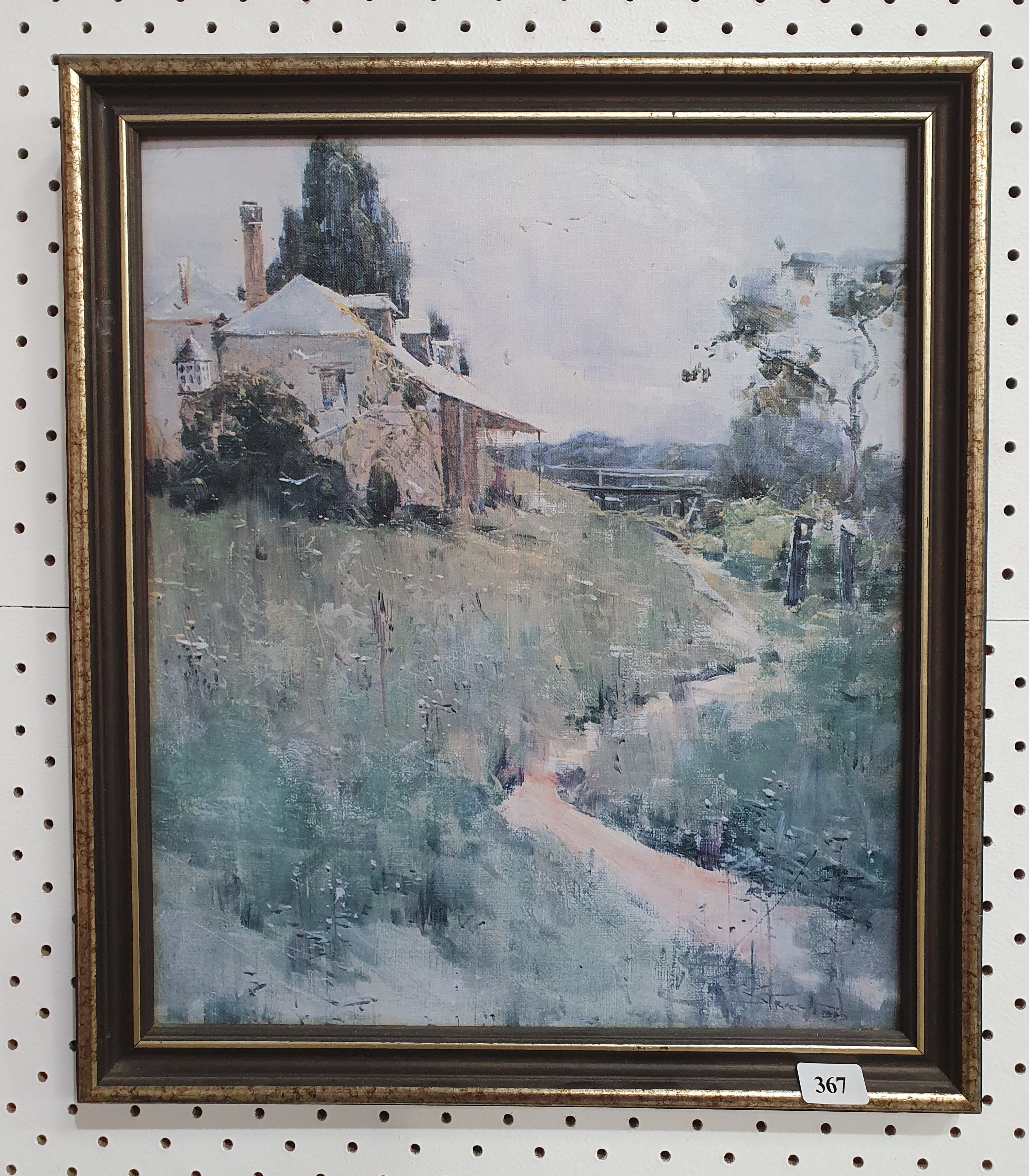 367 · A FRAMED PRINT