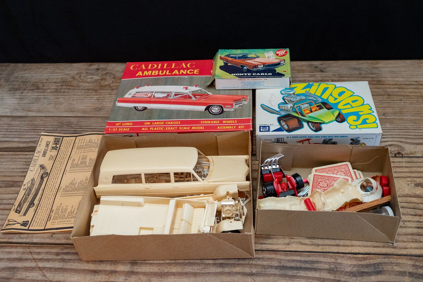 First Kit Toy Four Vintage Model Toy Kits | Harritt Group, Inc