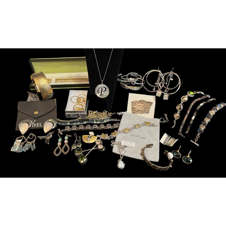 Vintage Bronze, Sterling Silver & Designer Jewelry YVEL, NEIMAN MARCUS, ROSS SIMONS