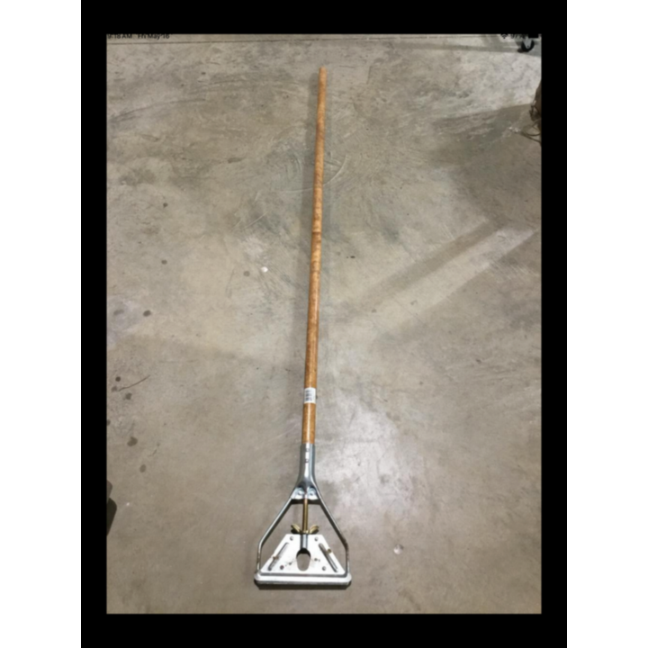 Mop Stick 1-1/8'' x 60'' w/ Wooden Handle