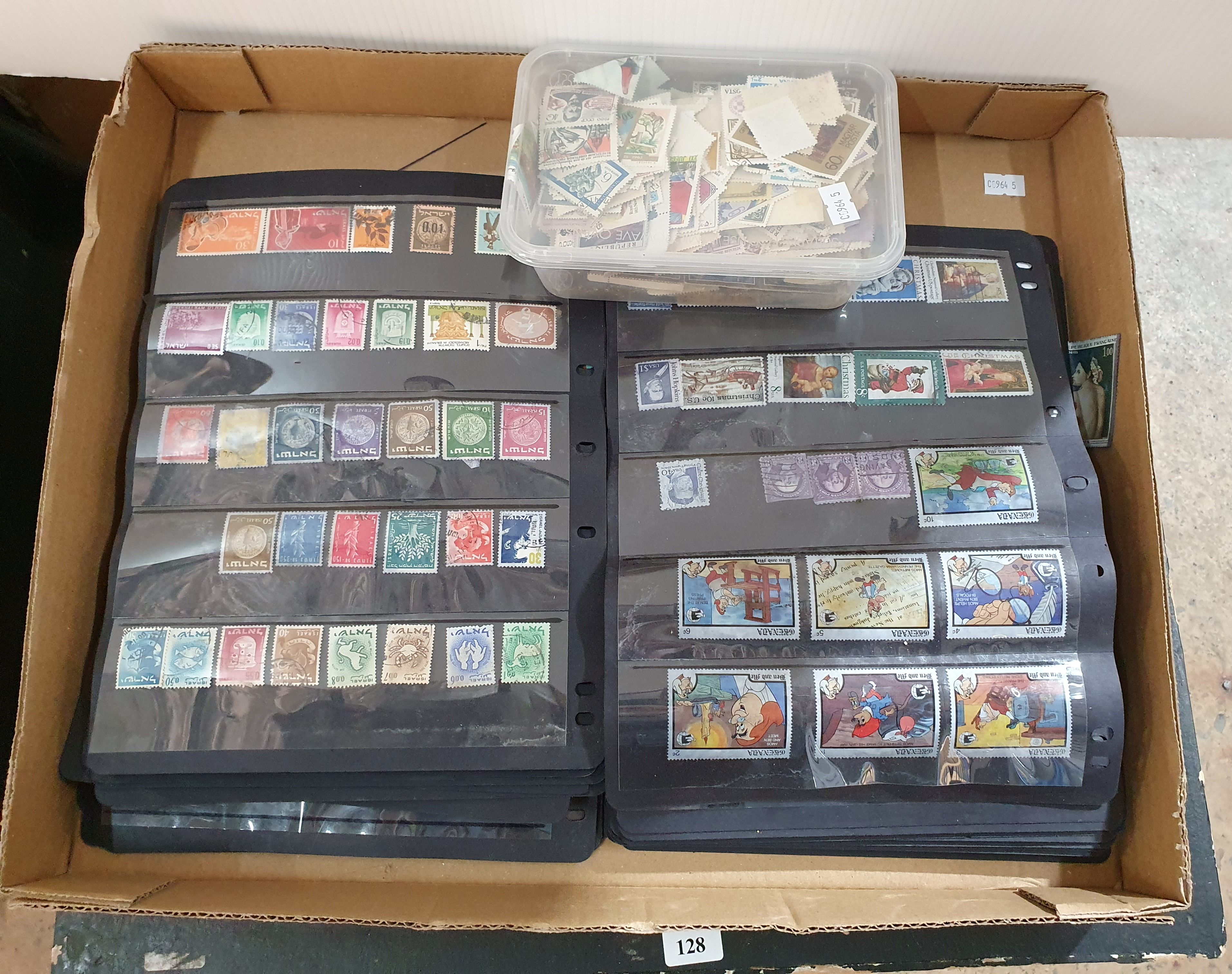 128 · A BOX OF STAMPS