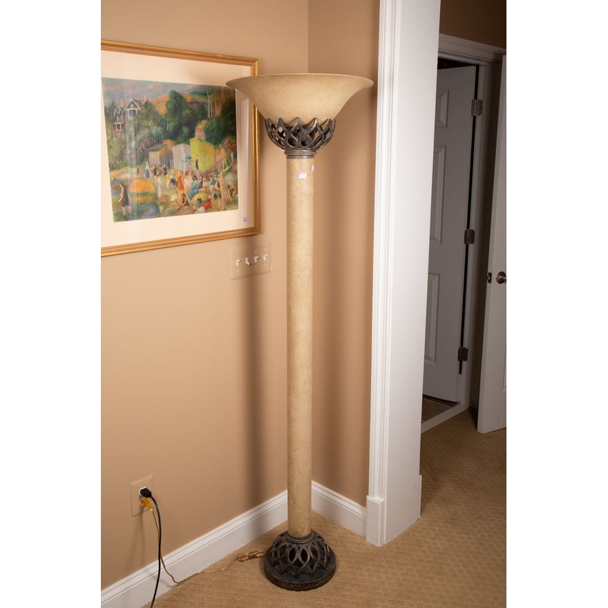 Contemporary Torchere Floor Lamp