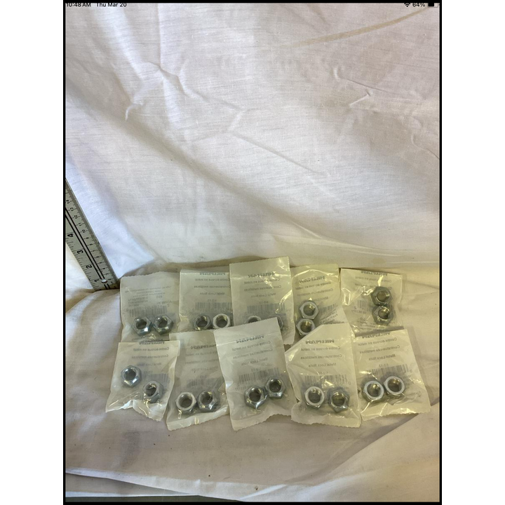 BUYING (10) Hillman 1/2-13 Metal Lock Nuts