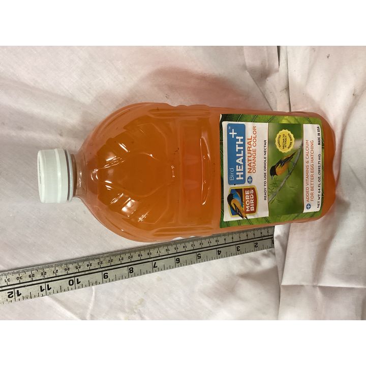 More Birds Bird Health Natural Orange Color Oriole Nectar- 64oz