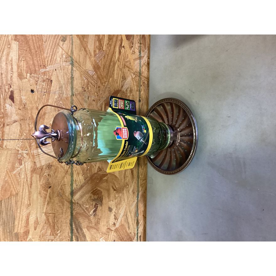 Decorative Glass Bird Feeder