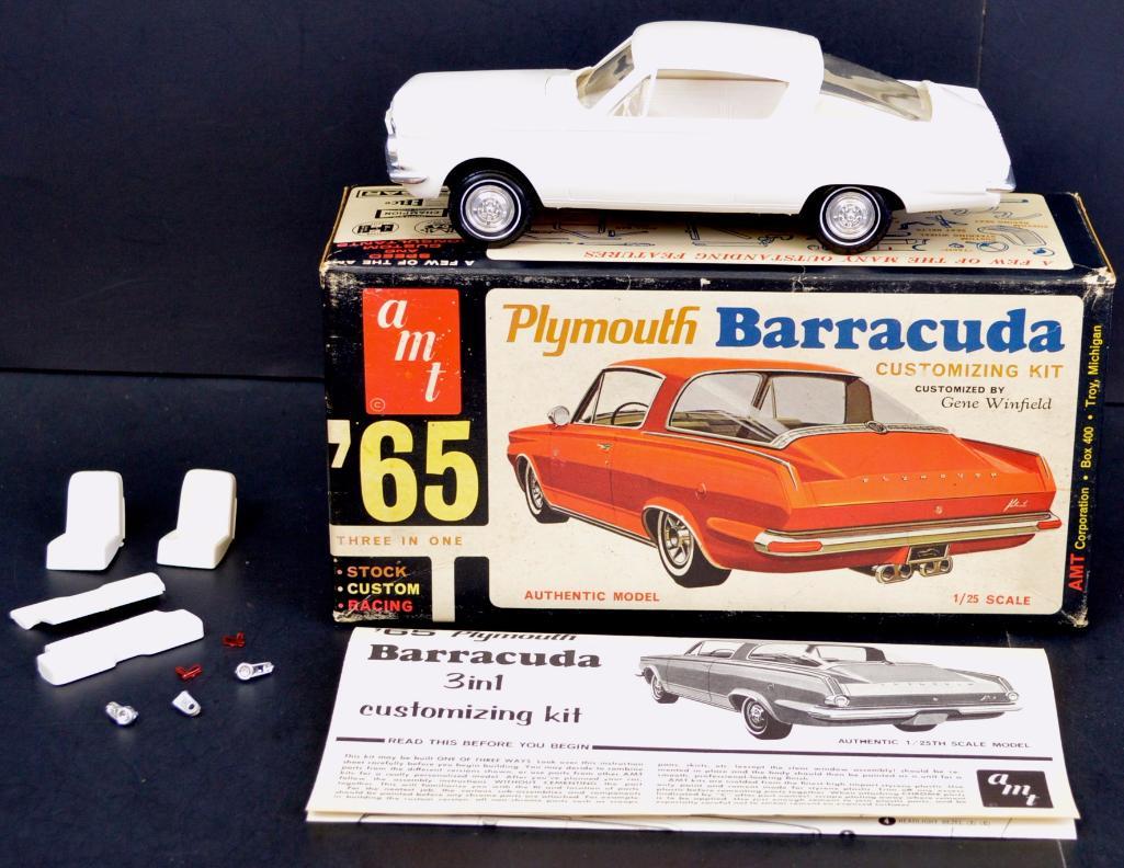 Vintage AMT '65 Plymouth Barracuda Resin Rear Bumper 1/25 Scale 