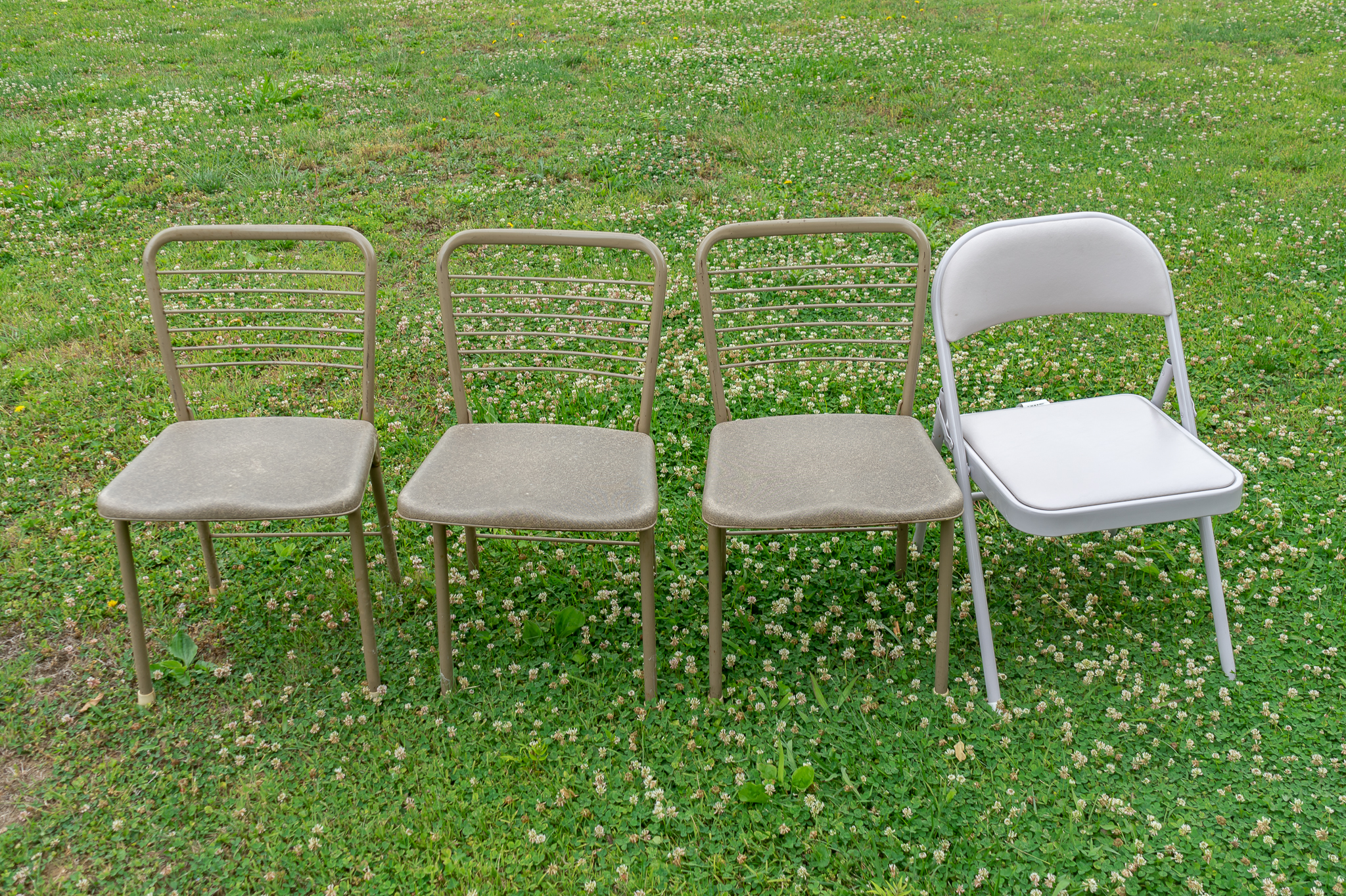 Four Folding Card Table Chairs Harritt Group, Inc