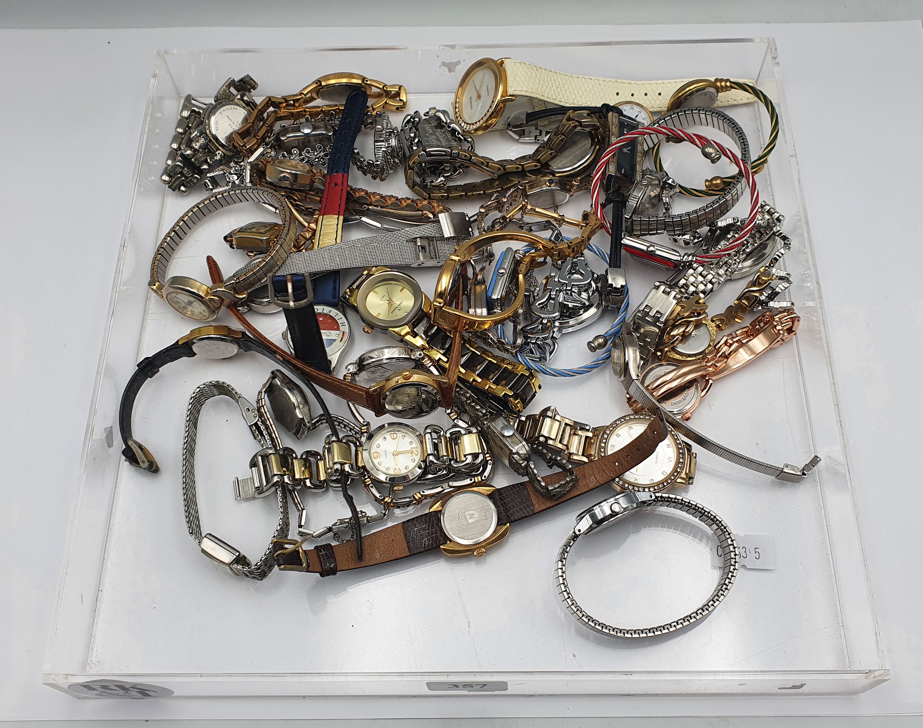 357 · A SELECTION OF LADIES WATCHES