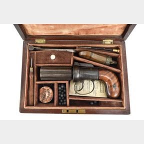 MATTHEW SPENCER BRITISH PEPPERBOX GUN
