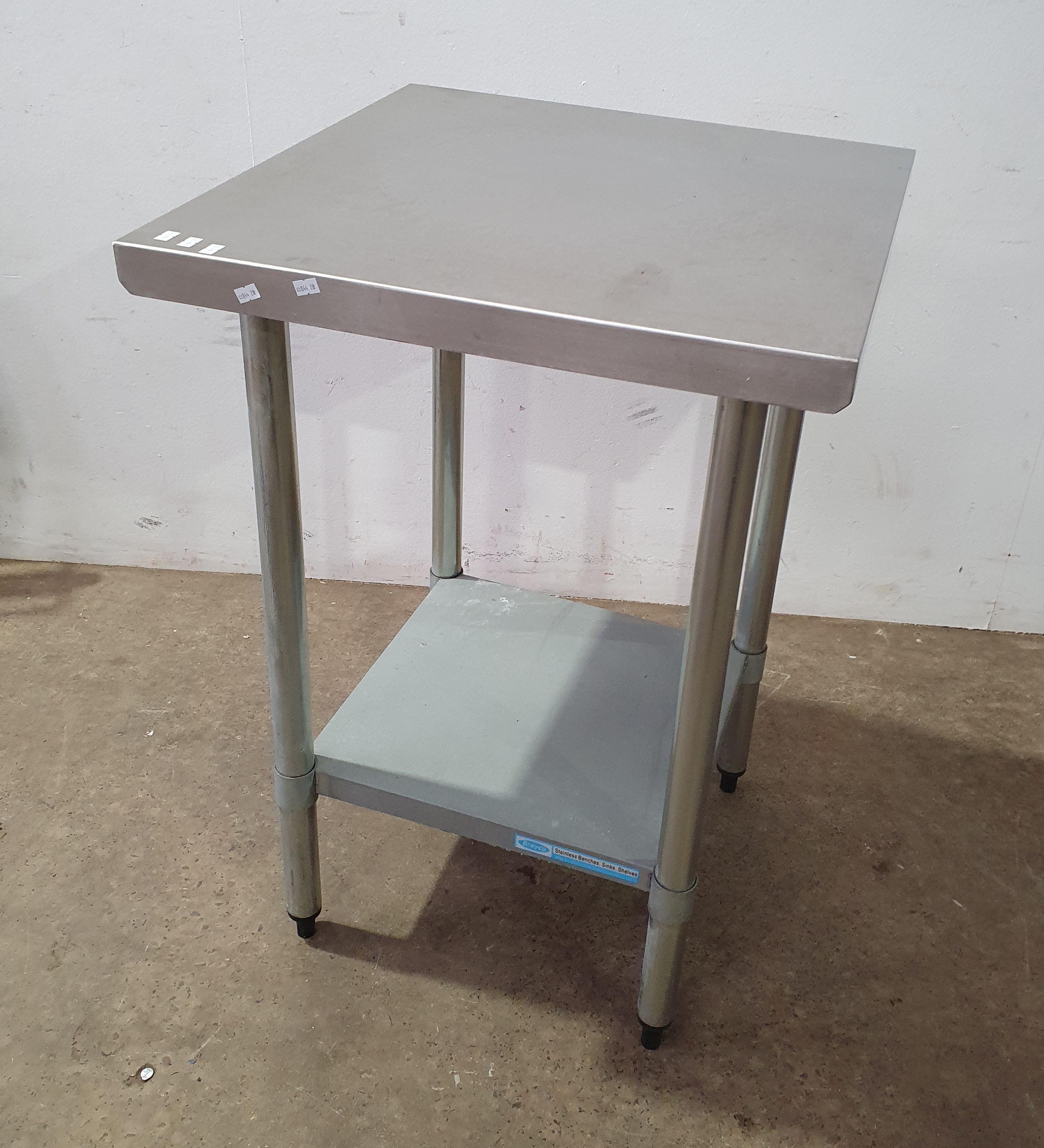 1027 · A BRAYCO STAINLESS STEEL BENCH