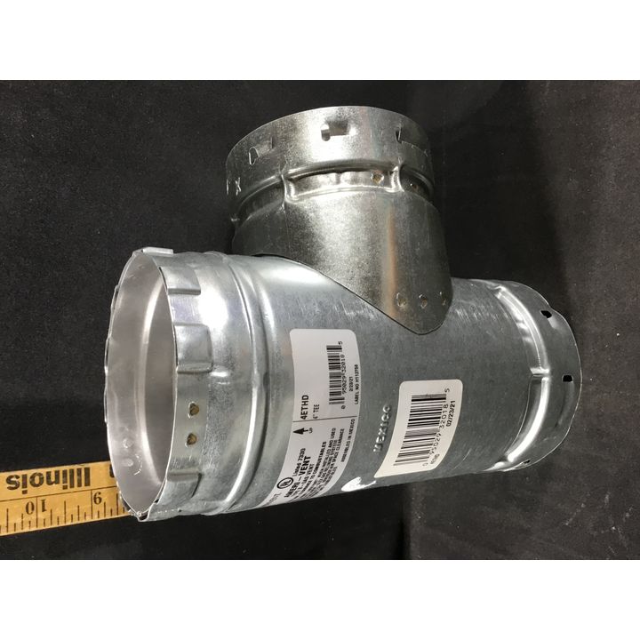 Amerivent Type B Gas Vent 4" Tee