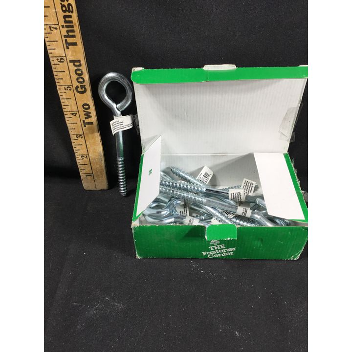 Hillman Lag Screw Eye 3/8 x 5 - 1/2" - 10Pcs