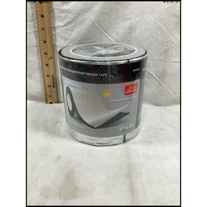 Pro Force Aluminum Waterproof Repair Tape 6"x25"
