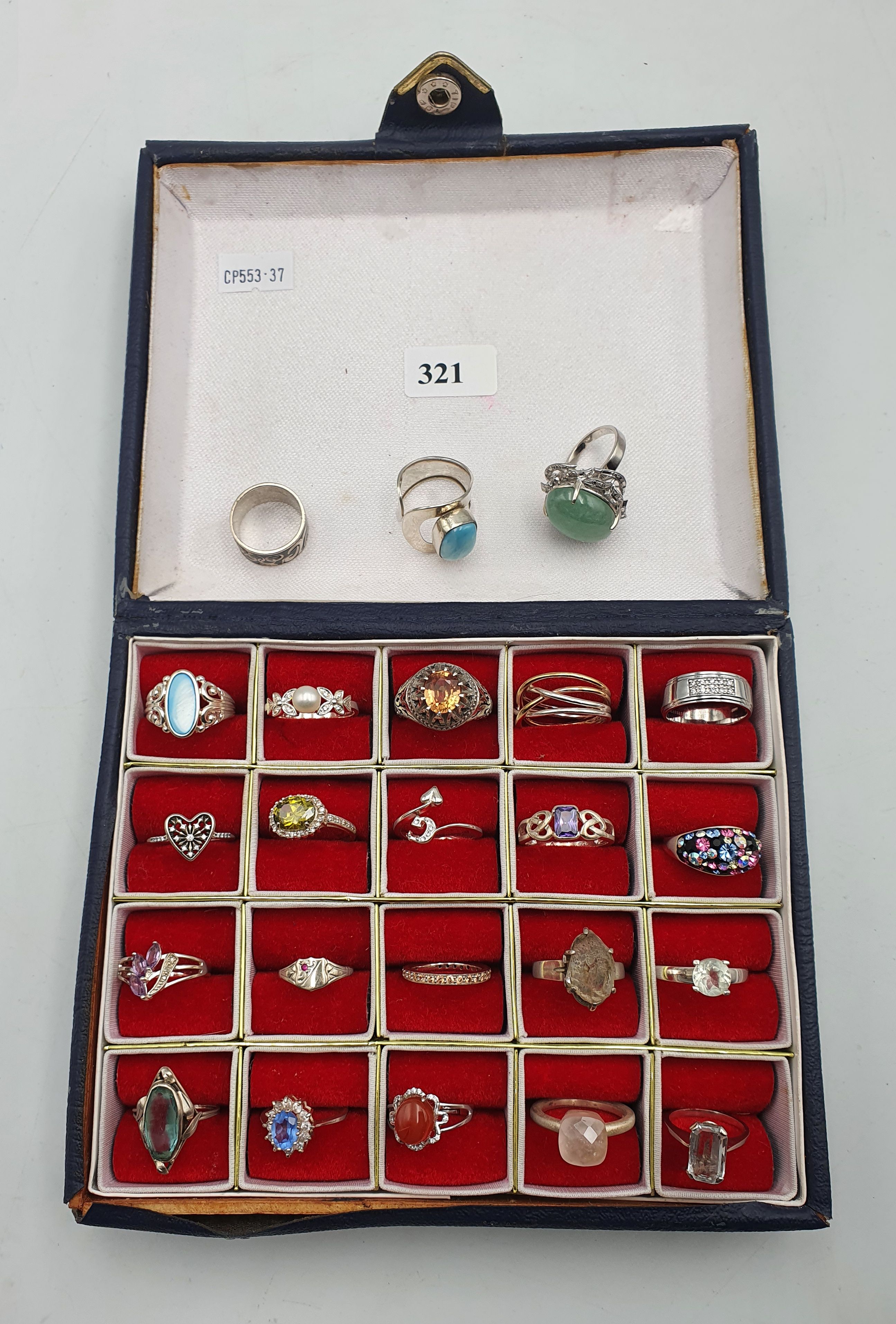 321 · 23 SILVER RINGS