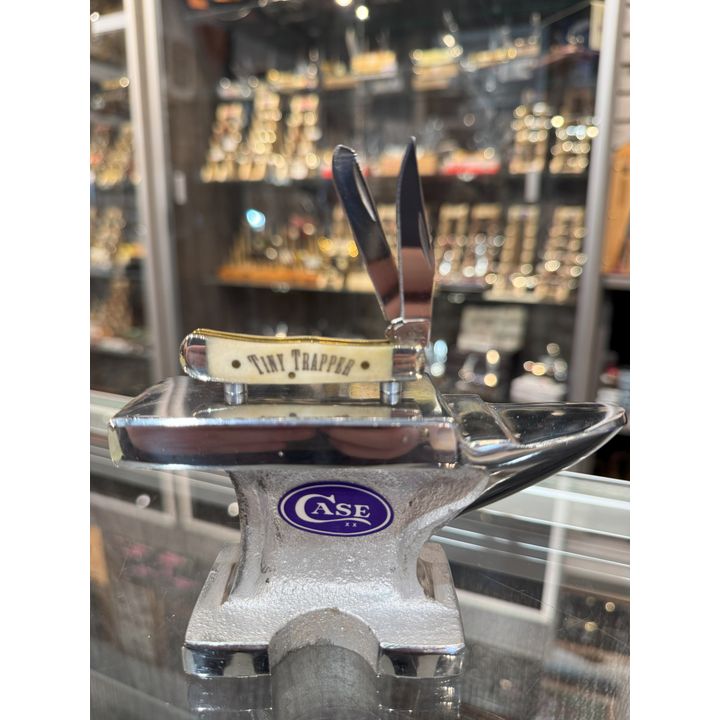 62154 - Case XX 2006 Natural Bone Smooth Tiny Trapper, Stainless Steel Blade
