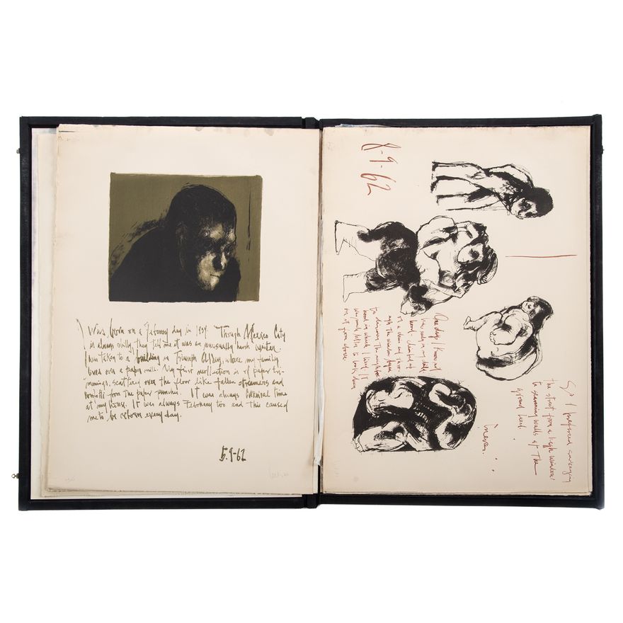 Jose Luis Cuevas. "Recollections of Childhood," lithographs