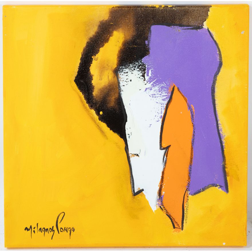 Milogros Pongo. Abstract, oil
