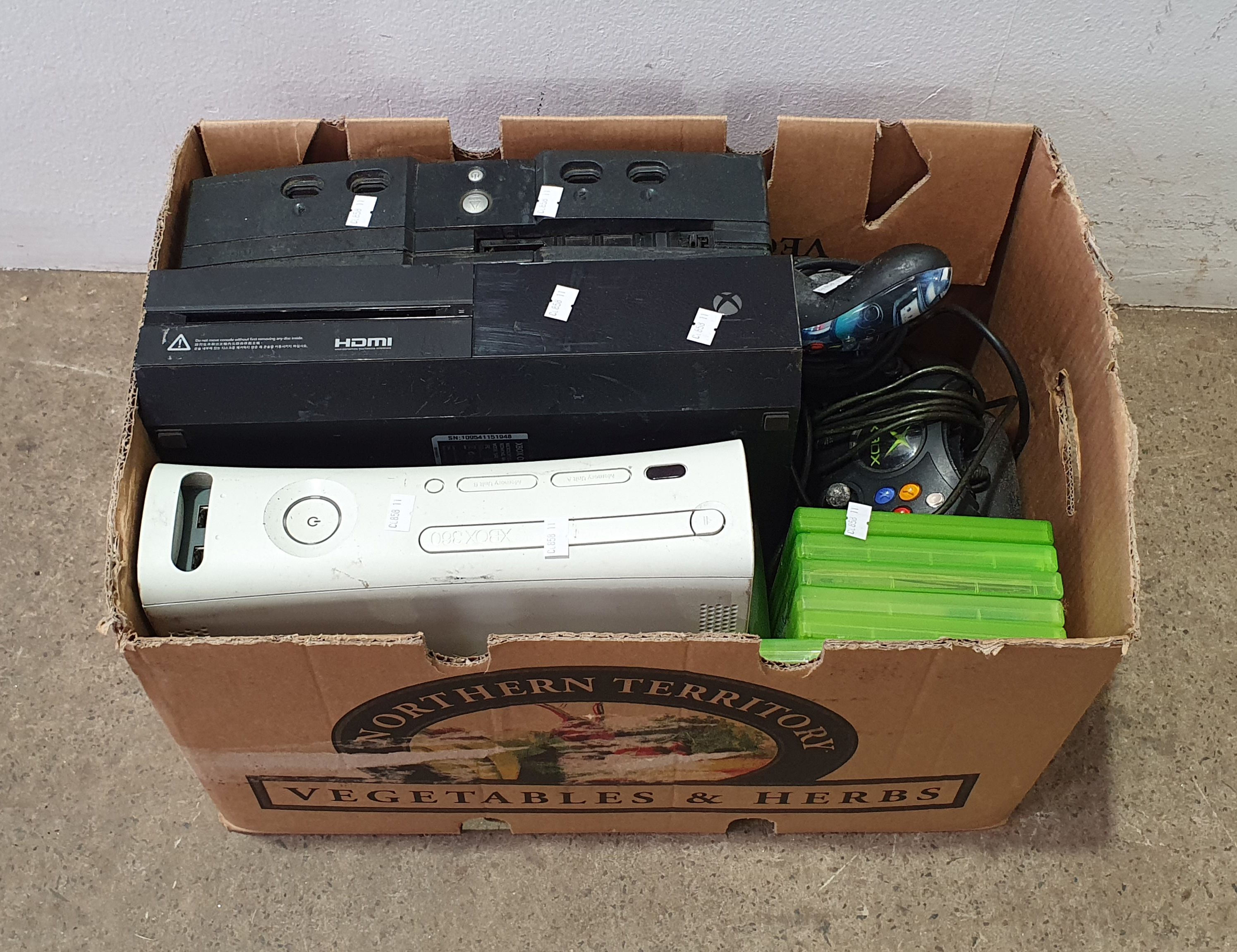 1324 · THREE VARIOUS GAME CONSOLES