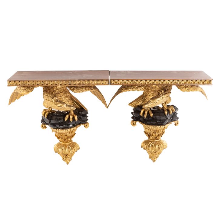 A Pair of Eagle Wall Brackets