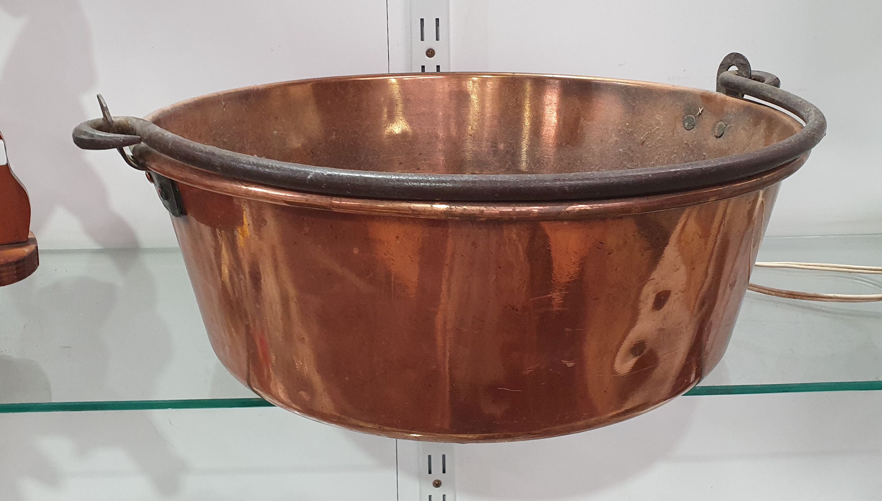 A Large Copper Jam Pan