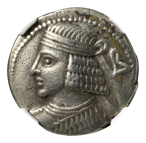 古代ギリシャ；パルティア、パコルスI世、AR.ドラクマ銀貨