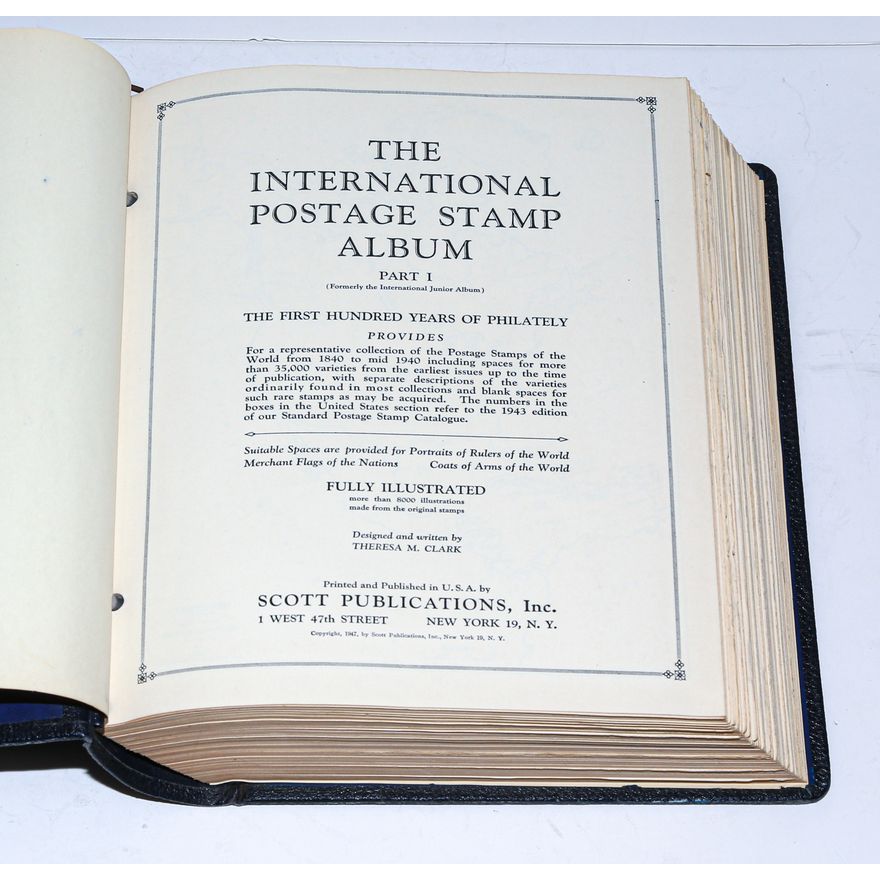 Scott's International Postage Stamp Album, Part I