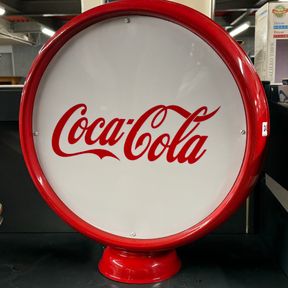 An illuminated Coca Cola advertising sign, H. 47cm.