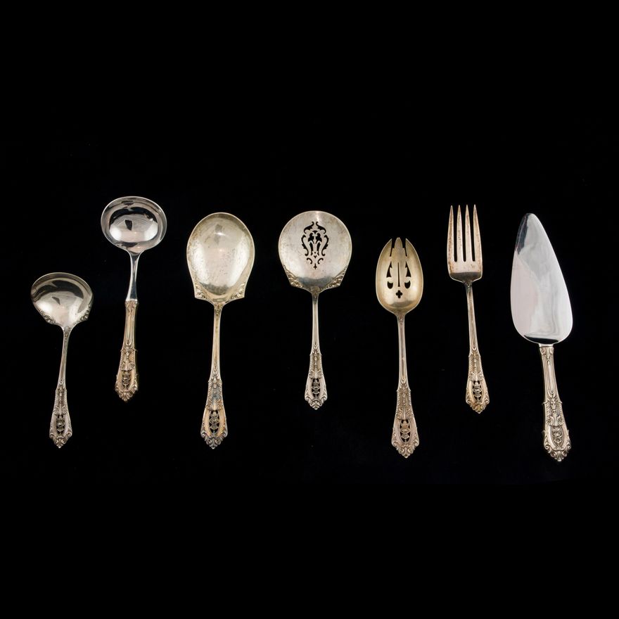 Wallace Rosepoint sterling flatware service