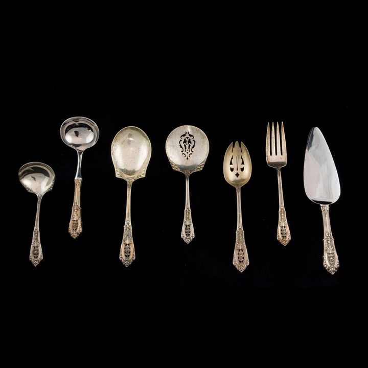 Wallace Rosepoint sterling flatware service