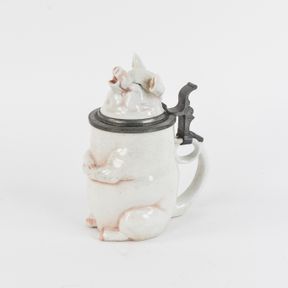 GERMAN MUSTERSCHUTZ 'SINGING PIG' STEIN