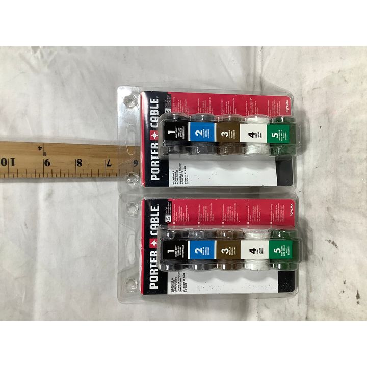 (2) Porter Cable 5pc Cleaning And Polishing Compounds