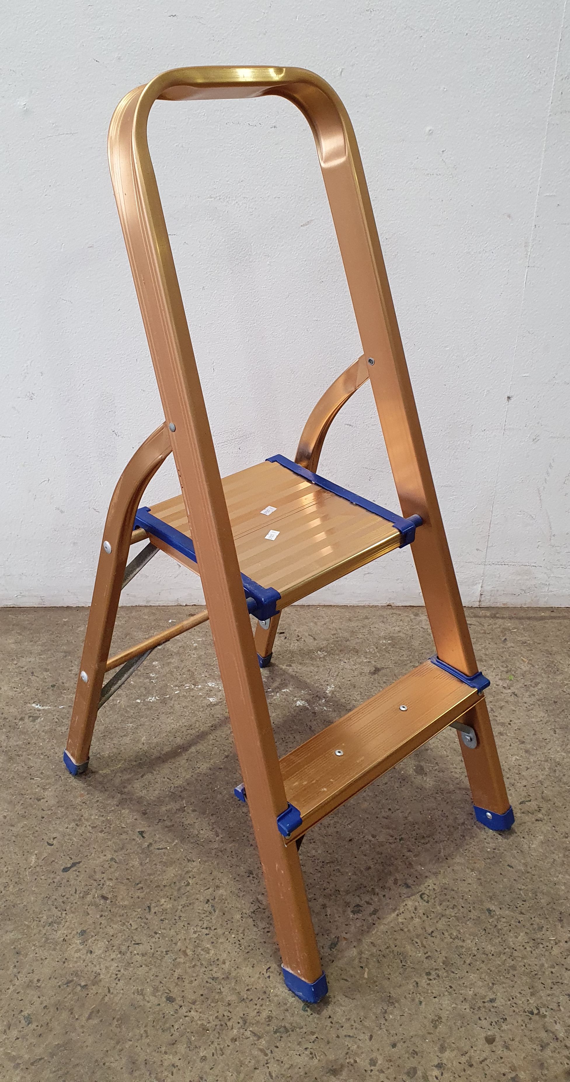 An Anodised Aluminium Pantry Ladder