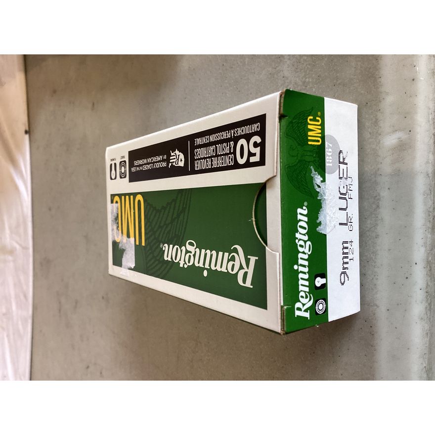 Remington 9mm Luger 124 Gr. FMJ- 50 Round