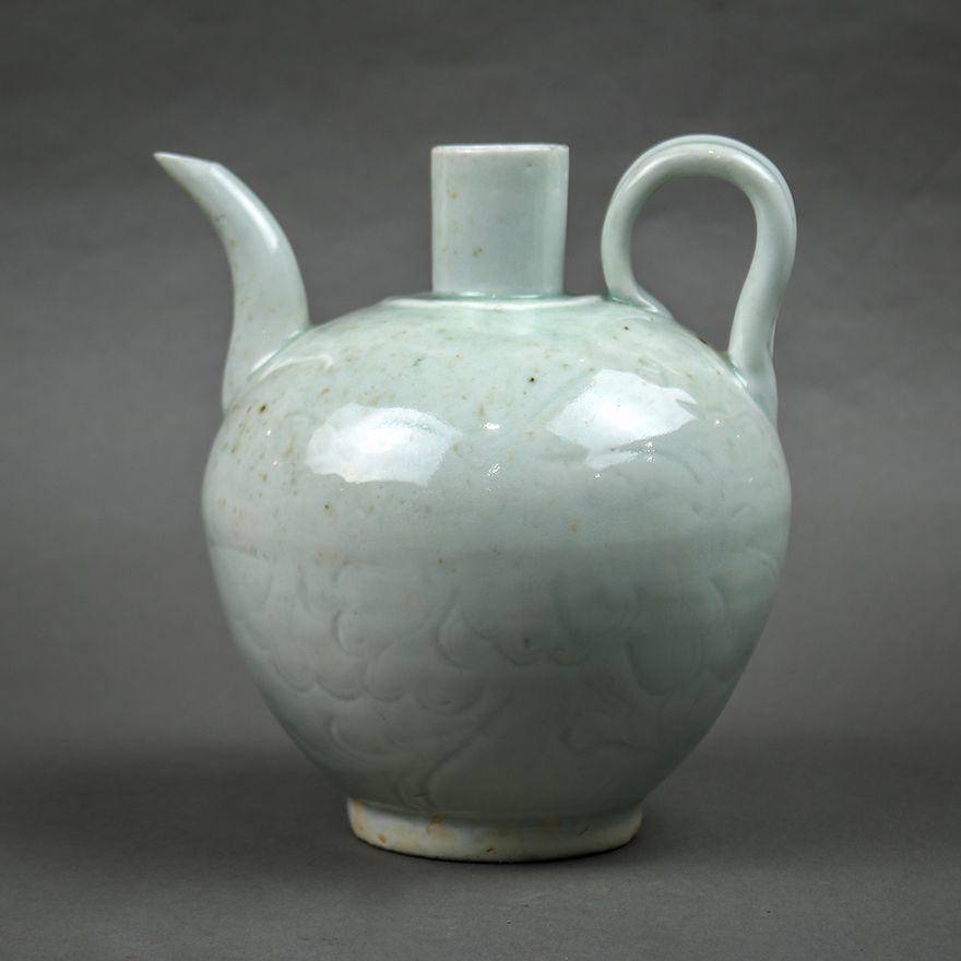 Chinese Qingbai Glazed Ceramic Ewer