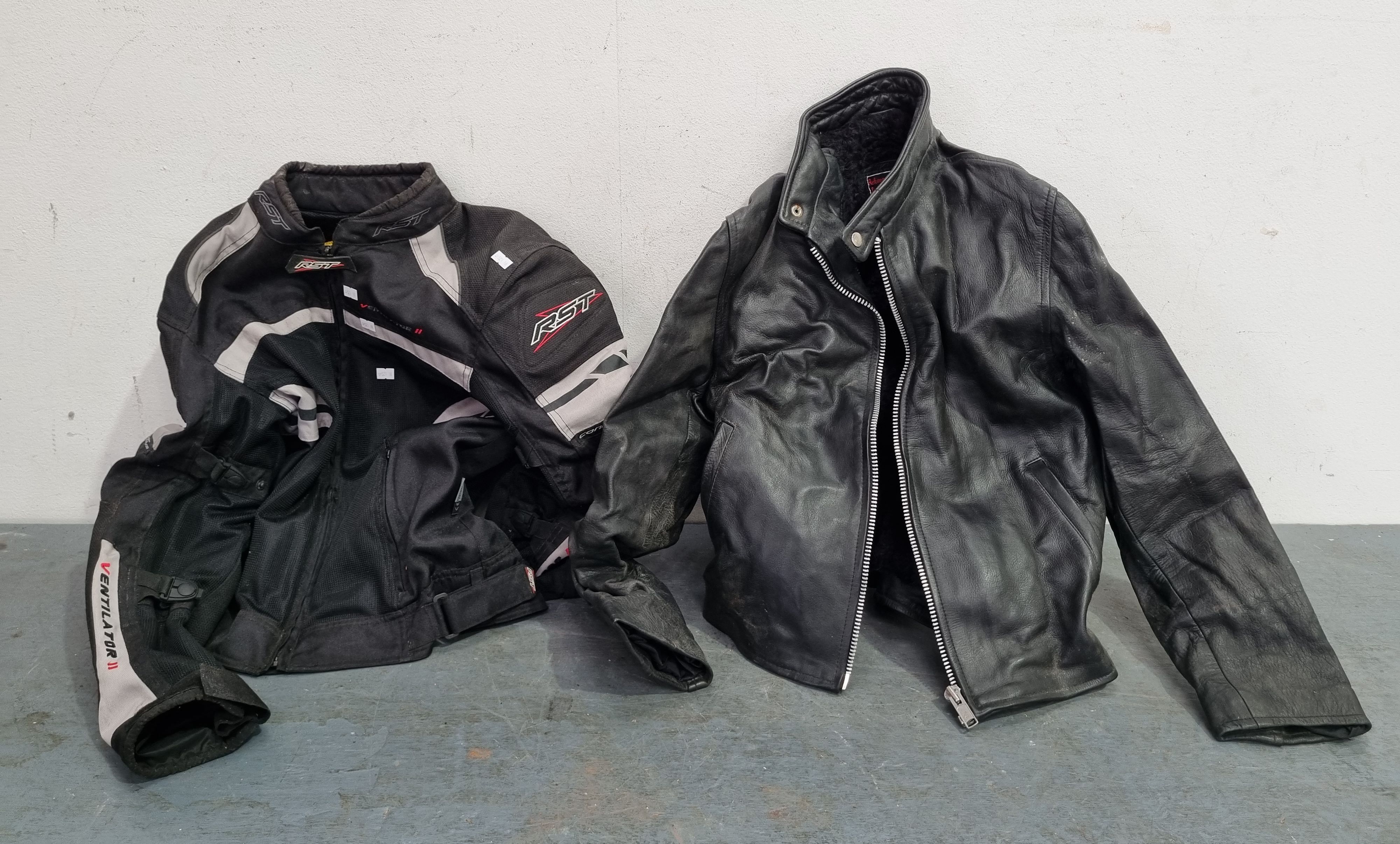 TWO MOTORBIKE JACKETS