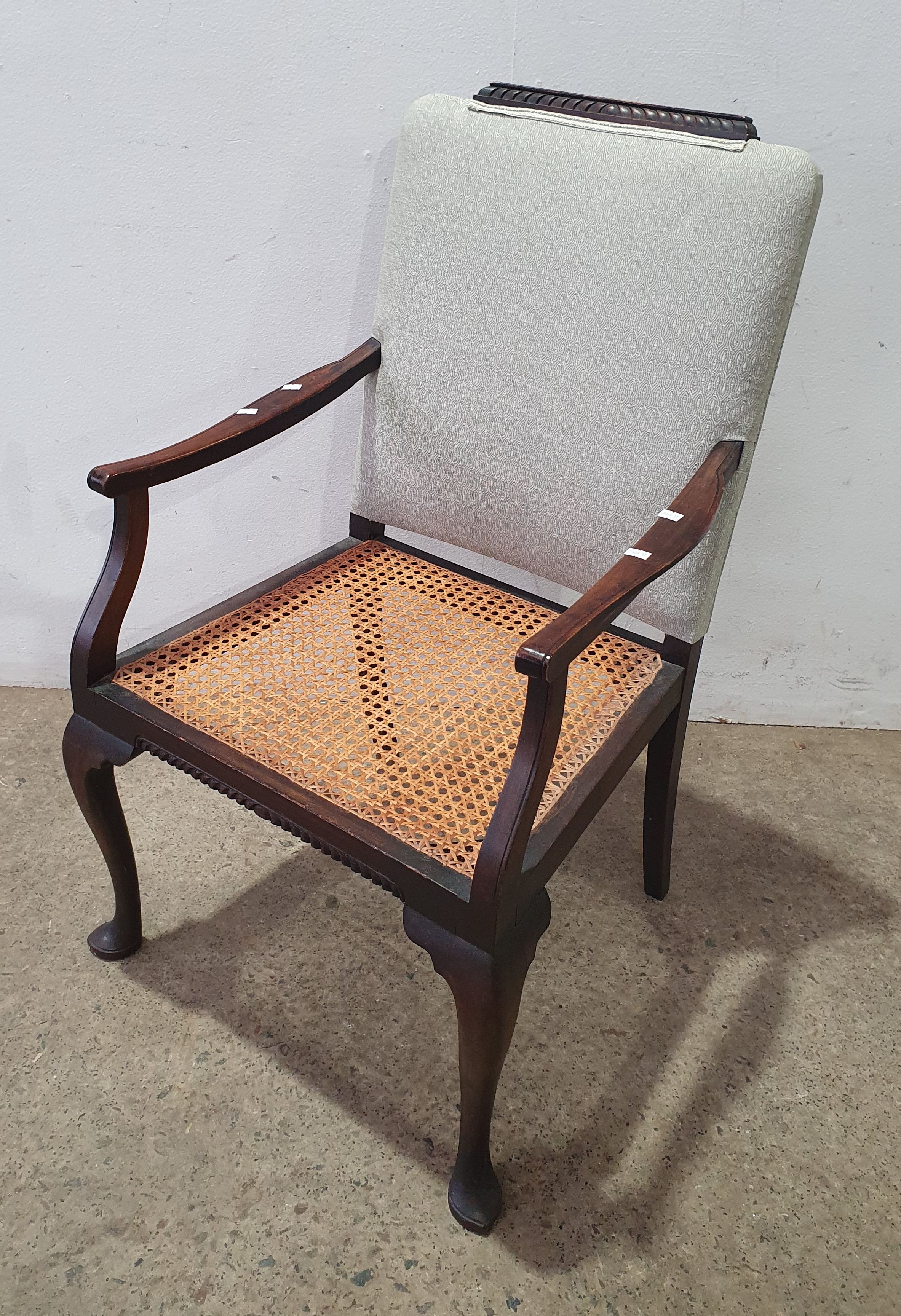 A Rattan Seat Chair
