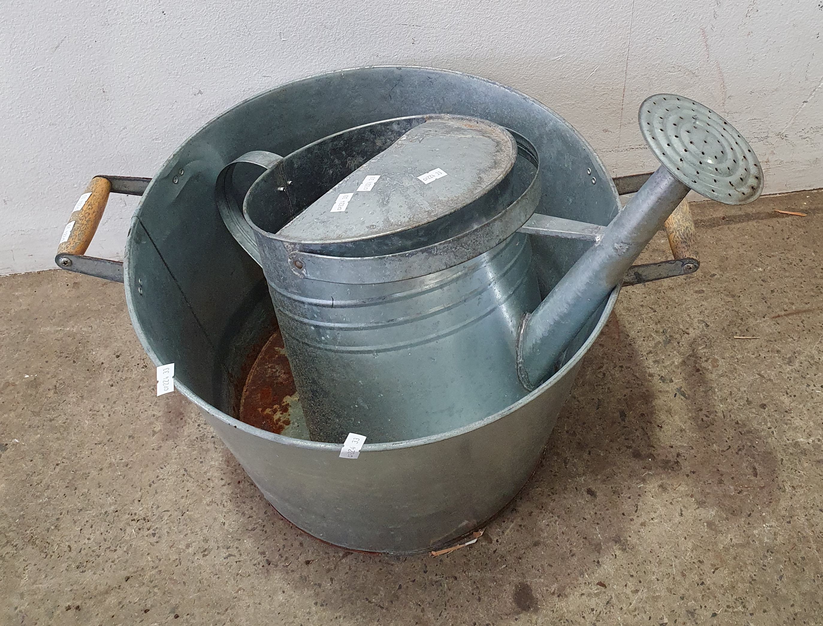 1113 · TWO VARIOUS GARDEN ITEMS