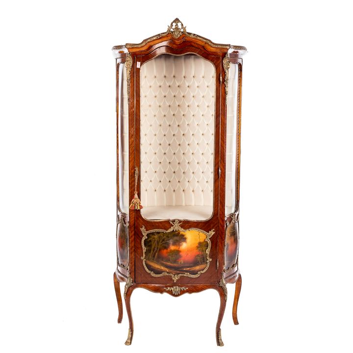 Louis XV Style Vernis Martin Vitrine