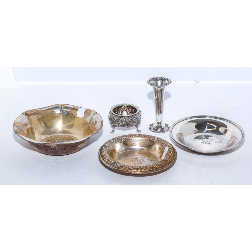 Five Pieces of Sterling Hollowware