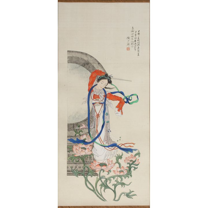 Chen Shaozhai (early 20th centry) - Celestial figure