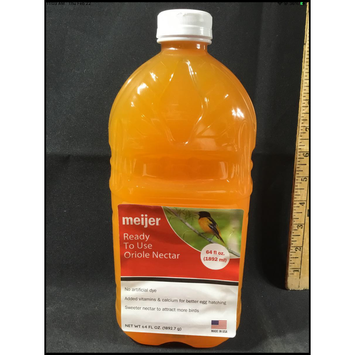 Meijer Ready to Use Oriole Nectar 64 fl oz